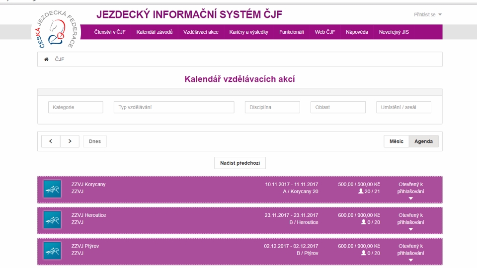 Přihlášení a placení ZZVJ od listopadu přes JIS