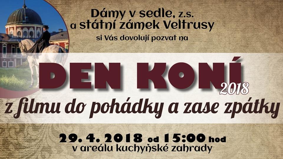 Den koní 2018 ve Veltrusech se blíží
