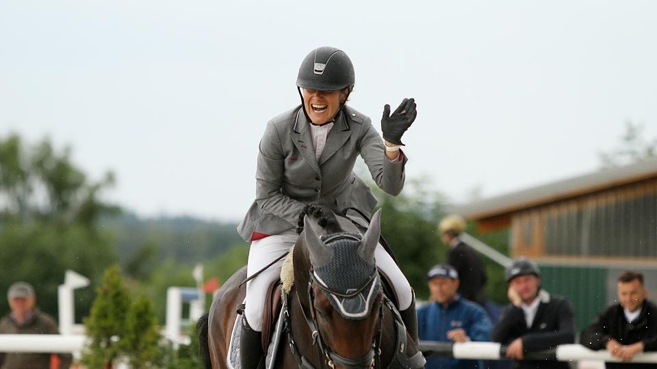 Zelinková v GP při CSIO Sopoty s chybou 
