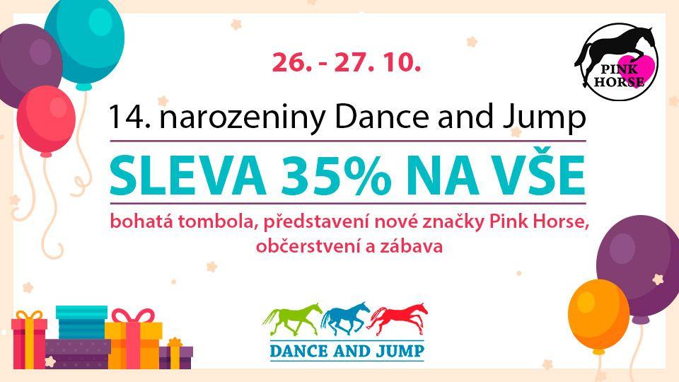 Čtrnácté narozeniny obchodního domu Dance and Jump