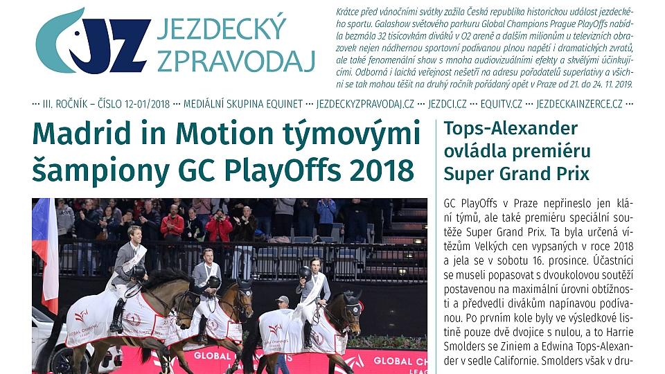 Prosincový Jezdecký zpravodaj 2018 již brzy!