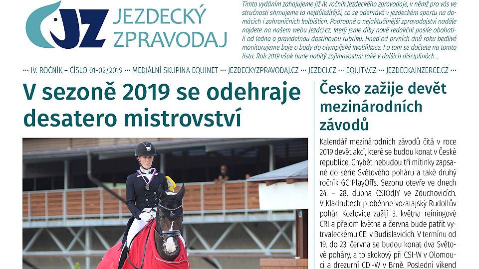 První letošní Jezdecký zpravodaj vyjde už brzy