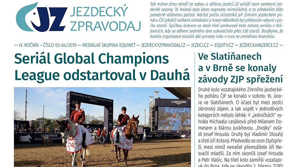 Global Champions, zimní túra, pólo i dostihy. Je tu březnový zpravodaj
