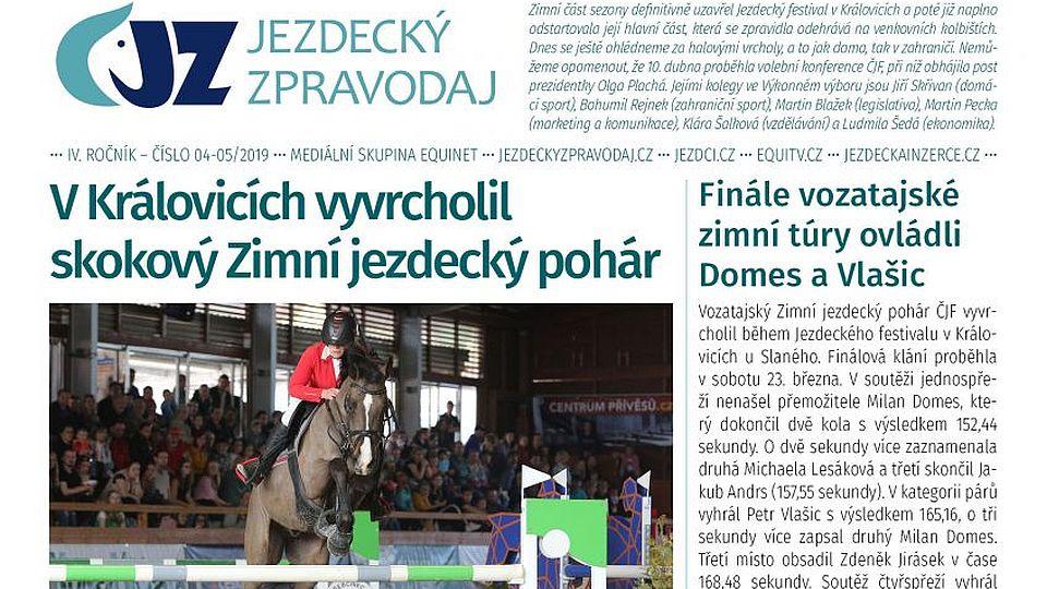 Jezdecký zpravodaj: Zimní pohár, dostihy i finále Světového poháru