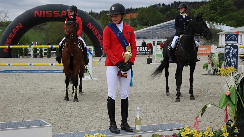 Eliška Hasnedlová třetí ve zduchovické CSIJ-A Grand Prix