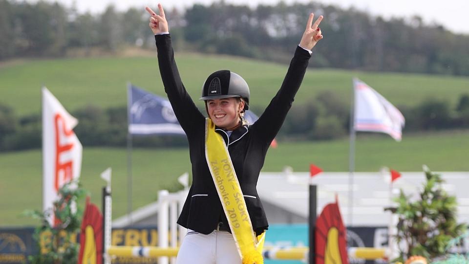 Zlatá rozlučka Jany Táboříkové s pony kategorií na MČR Zduchovice 2019