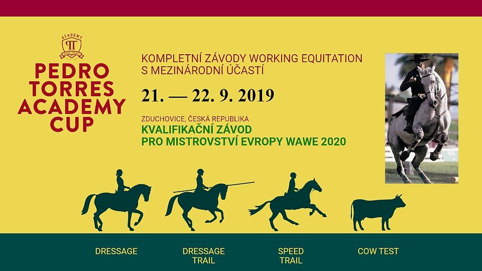 Pedro Torres ve Zduchovicích. Working Equitation s mezinárodní účastí