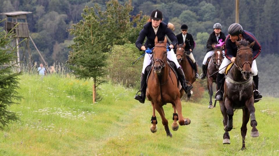 Foto: Váňa zářil v sedle na Křivoklátu. Při halali porazil i "lišku"