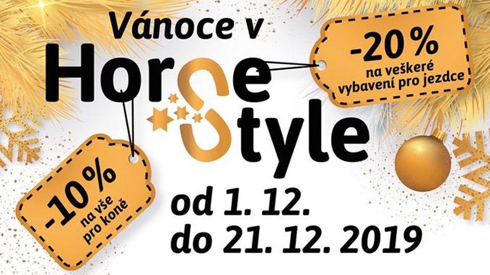 Vánoce v HorseStyle. Rozdávají mimořádné slevy i odměny za nákup