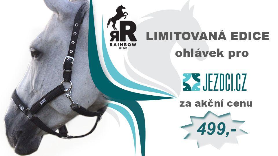 Ohlávka RR z limitované edice Jezdci.cz může být vaše za 499 Kč