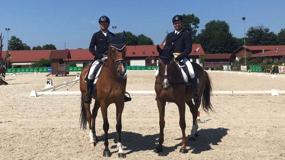 Čeští jezdci závodí na CCI2* Facimiech. Lacina je po drezuře čtvrtý