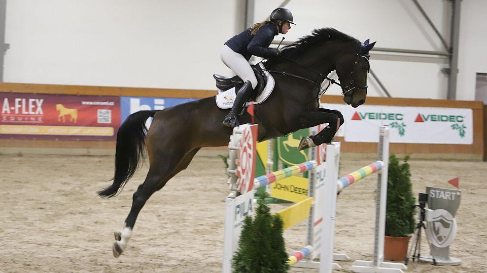 Kateřina Zigová vyhrála první halové ST* při Zimním jezdeckém poháru
