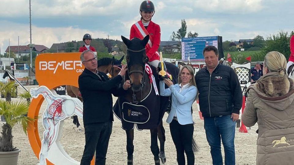 Petra Pařenicová vyhrála juniorskou GP při CSIO Lamprechtshausen 