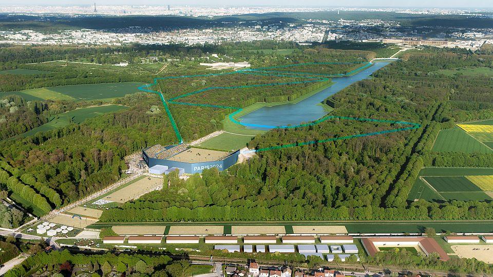 OH 2024 v Paříži: Jezdectví s výhledem na Grand Canal ve Versailles