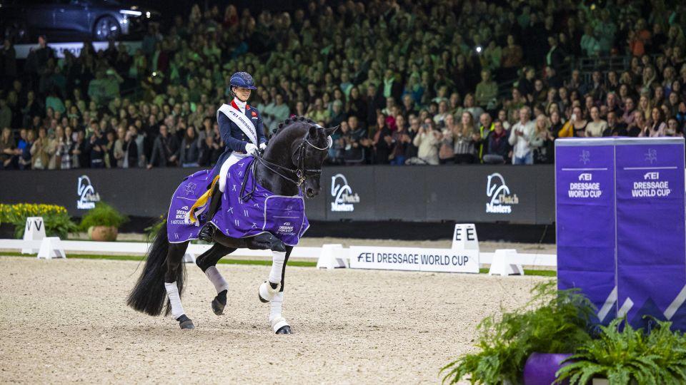 Světový pohár v drezuře v s´Hertogenbosch ovládla Charlotte Fry