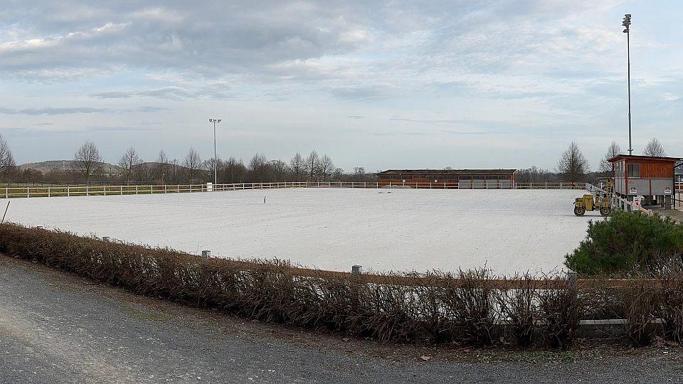Farma Ptýrov s novou arénou pro sezonu 2024: Kolbiště je větší o třetinu