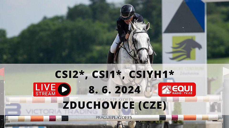 Živě: Mezinárodní skákání opět ve Zduchovicích. Sledujte CSI2* na EquiTV
