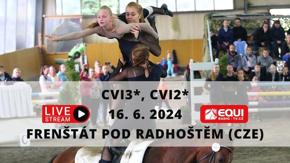 Živě: Mezinárodní voltiž se vrátila do Frenštátu. Sledujte CVI na EquiTV.cz