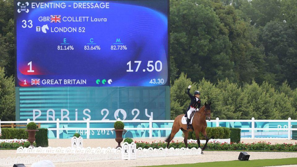Všestrannost v Paříži: Drezuru ovládla Laura Collett v olympijském rekordu