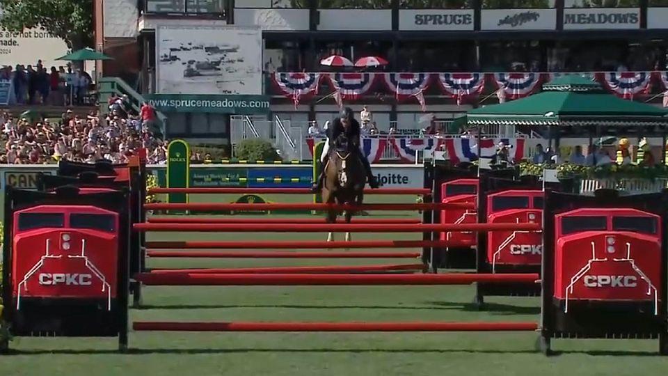 Václav Staněk dokončil Grand Prix Spruce Meadows se ctí. Vítězem je Fuchs