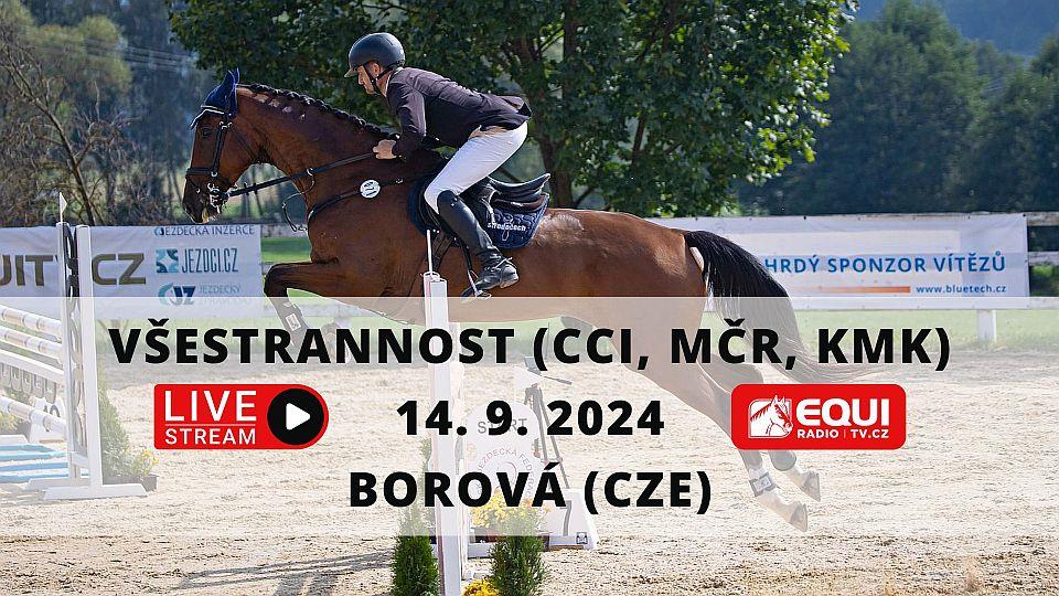 Živě: Sledujte CCI, MČR a KMK v rámci Bohemia Eventing Tour 2024 v Borové