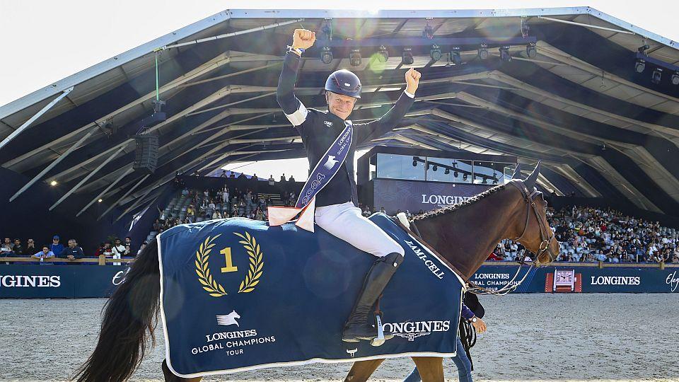 Kühner je šampionem Global Champions Tour 2024. V Rabatu triumfoval Aznar