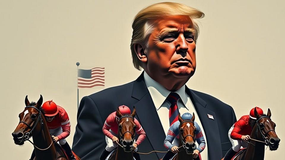 Trump sleduje Kentucky Derby. Příběh s "novým Secretariatem" však popírá