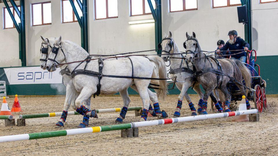 Jandl vyhrál ve čtyřspřeží v Martinicích. Muchová dominovala v jednospřeží