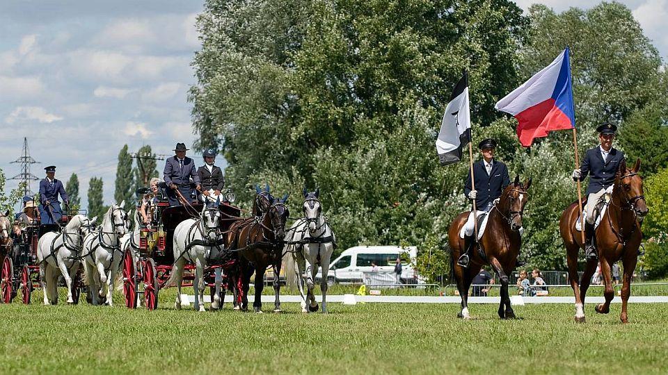 Obrazem: Oslava 100. výročí hřebčince v Tlumačově nadchla laiky i odborníky
