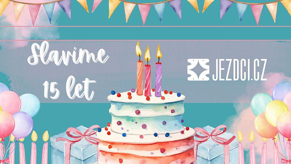 Jezdci.cz jsou s vámi 15 let! Pracujeme pro vás na článcích ve dne i v noci