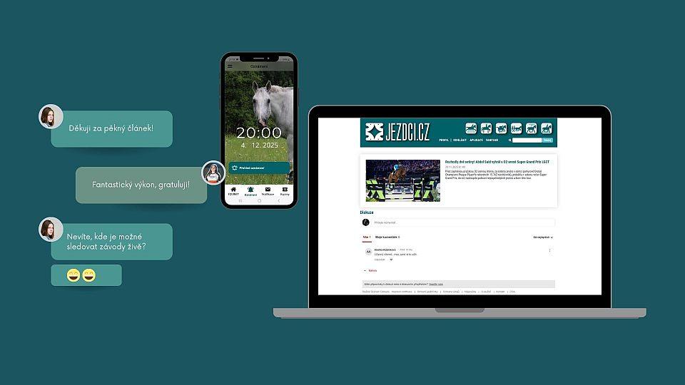 Diskuze Jezdci.cz: Přidávejte své komentáře a diskutuje přímo na našem webu