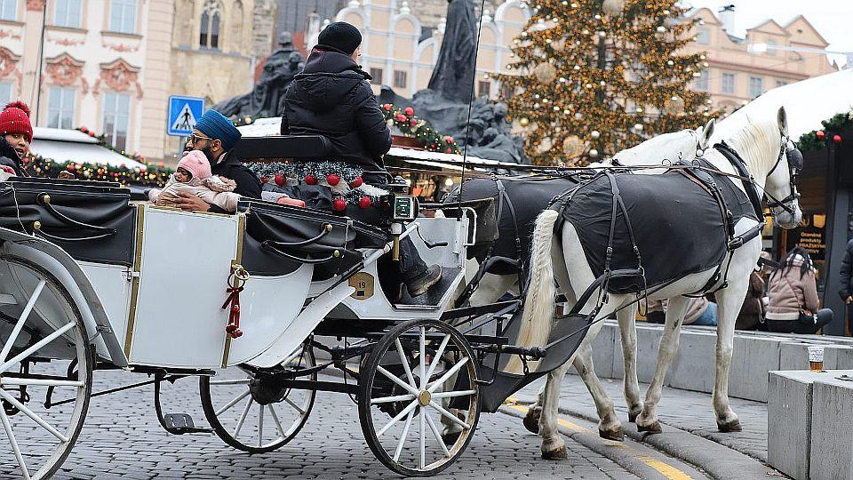 „Poklidný protest“ proti fiakristům skončil incidentem, jenž řešila policie
