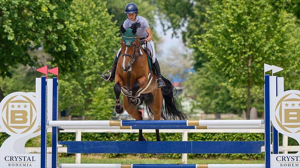 Klisny Catherine a Clarima´s Diamond zaujaly při skokovém KMK v Poděbradech