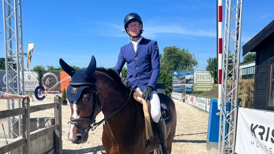 Jaroslav Šíma závodí na CSI Bonheiden. Ve čtvrtek byl třikrát v top 10