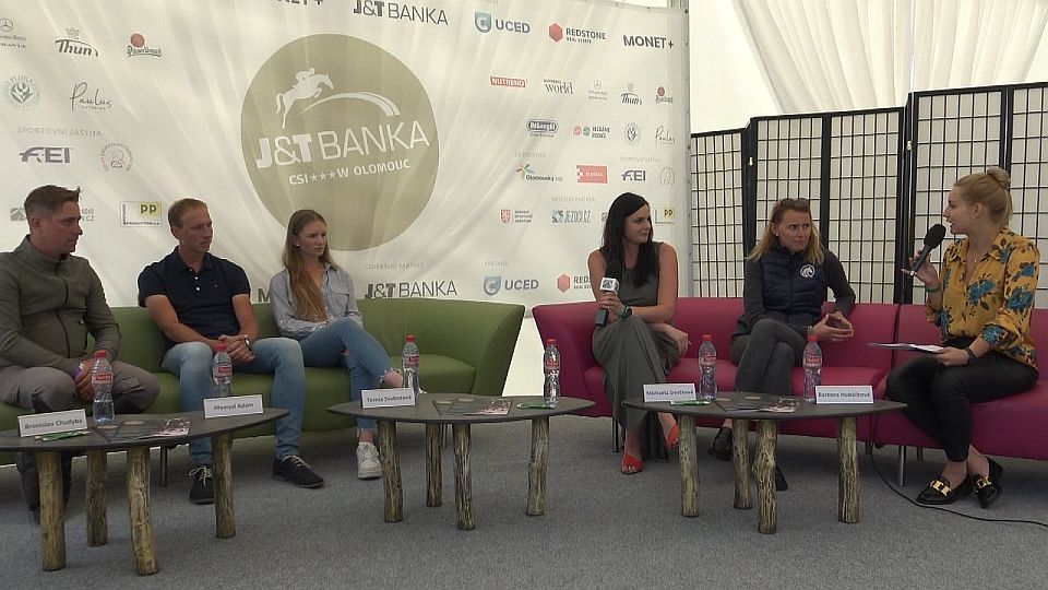 Press briefing před startem J&T BANKA CSI3*-W Olomouc 2022