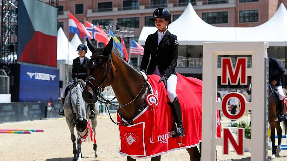 Kristina Vítek s Fischerdantem vyhrála stotřicítku při CSI2* v Monaku