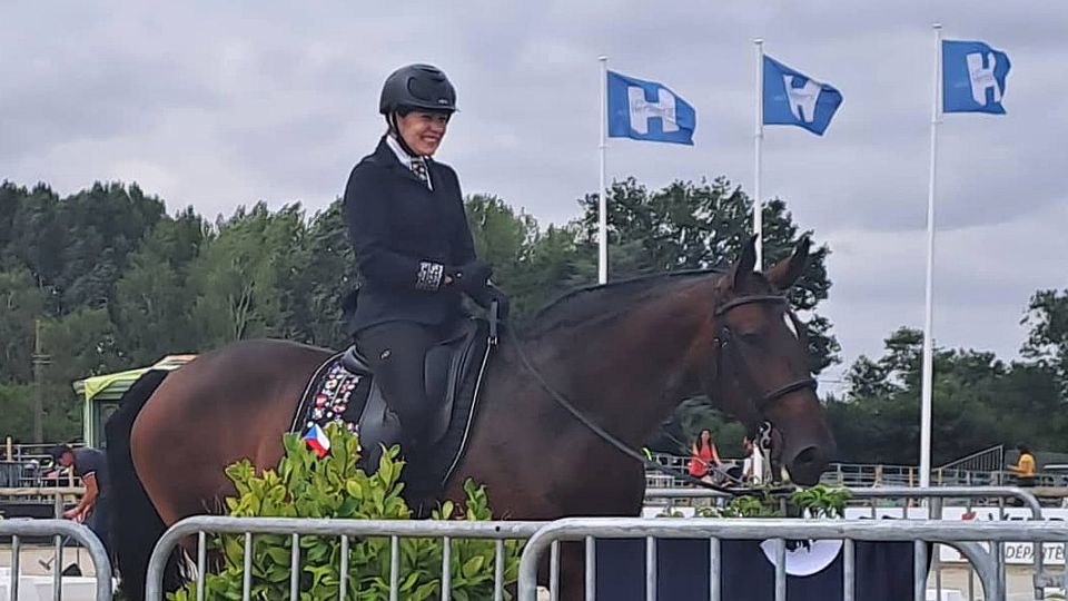Šteklová s Diospirou je po drezuře MS Working Equitation dvacátá sedmá