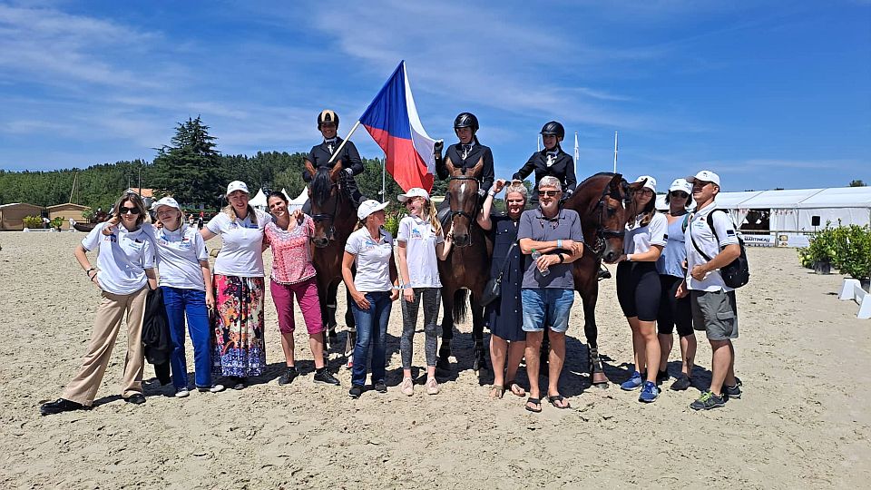 Český tým skončil na mistrovství světa Working Equitaion 2022 devátý