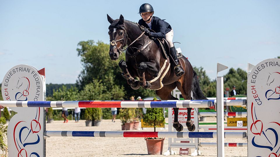 Tereza Svobodová je mistr mezi jezdci do 25 let. V neděli nechybovala