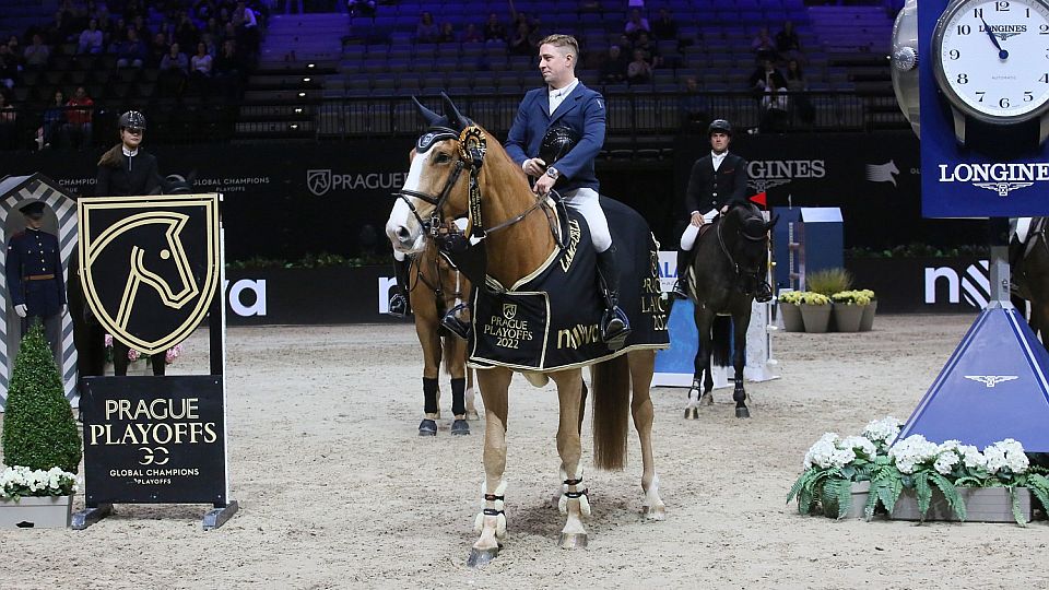 Česko-slovenský start CSI2* při GC Prague Playoffs. Vyhrál Chudyba