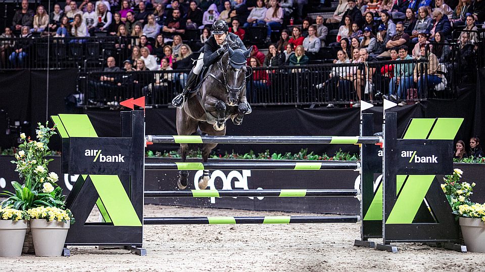 Grand Prix CSI2* v O2 areně vyhrála Ebba Danielsson. Skutecký je druhý