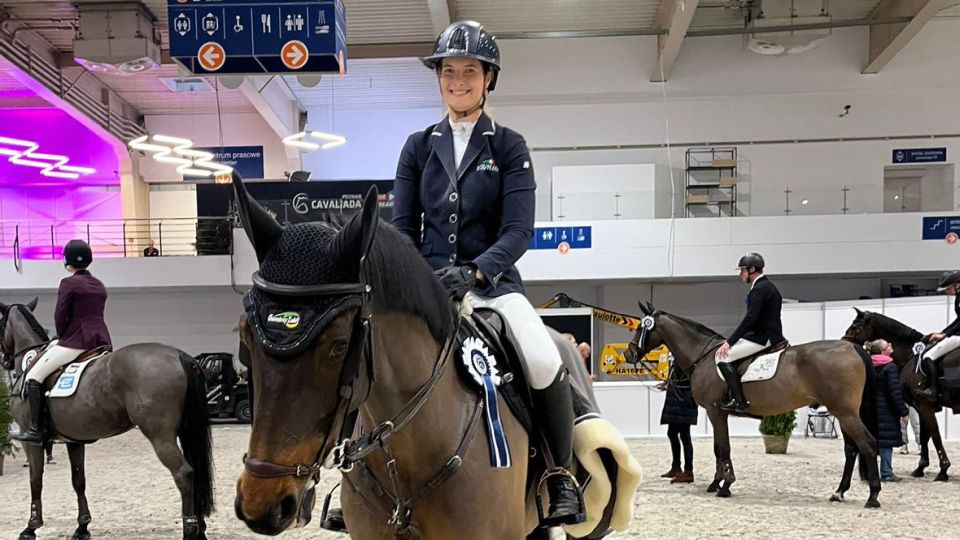 Sára Vingrálková dojela čtvrtá ve stopadesátce na Cavaliadě v Poznani
