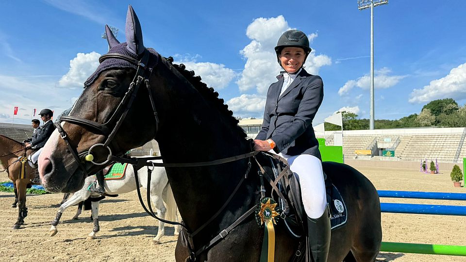 Nikola Bielíková skončila šestá v Grand Prix při CSI3*-W v Szilvasvaradu