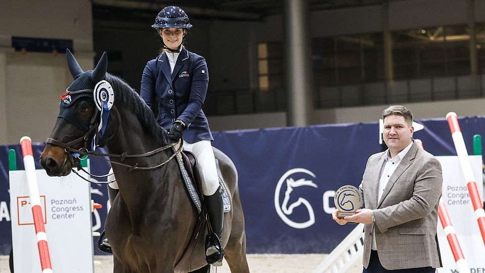 Sára Vingrálková byla při Cavaliadě v Poznani druhá v páteční Small Tour
