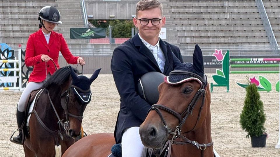 Matouš Kořínek skončil druhý v soutěži pro mladé jezdce ve Szilvásváradu