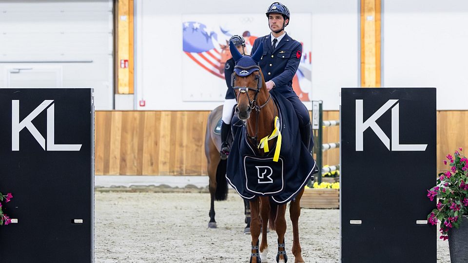 Sára Vingrálková byla třetí v Grand Prix CSI2* Riesenbecku. Vyhrál Garofalo