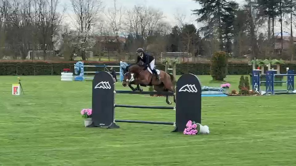 Aleš Opatrný byl druhý s Vivo de Muze PS v Grand Prix CSI3* Gorla Minore