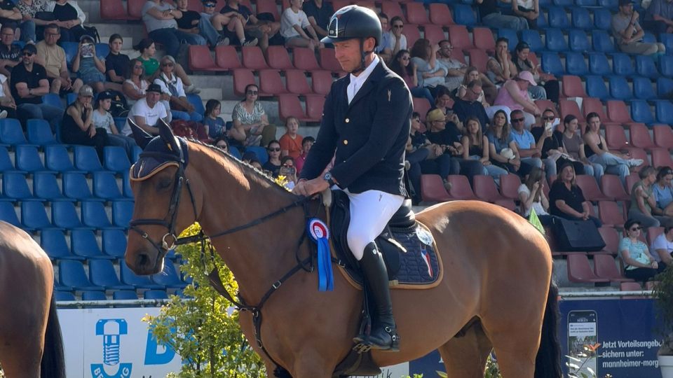 Kamil Papoušek byl čtvrtý v kvalifikaci do Grand Prix CSIO3* v Mannheimu