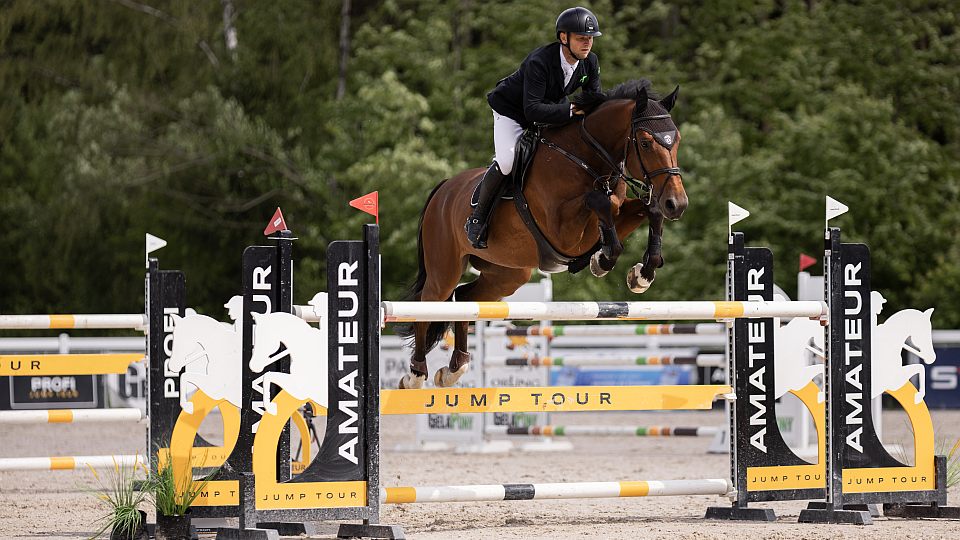 Opatrný kraloval jako host na domovském kolbišti. Vyhrál Profi Jump Tour
